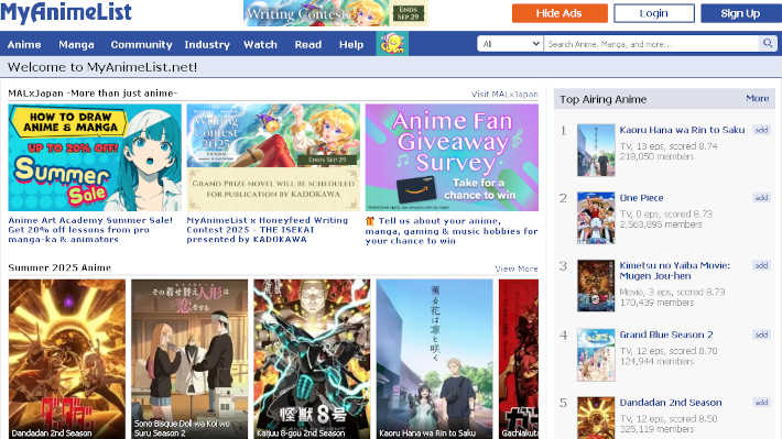 MyAnimeListサムネ(MAL)