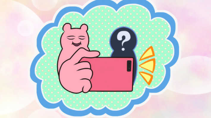 ちび鈴木も笑顔が下手