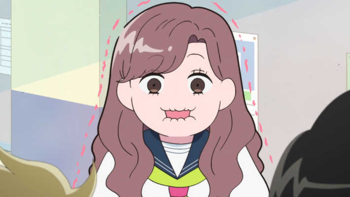 レモンを齧った口