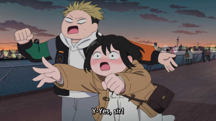 逃げ出す山田と西